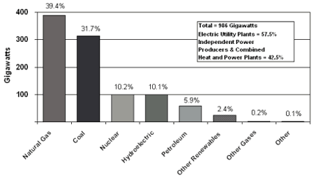 U.S. Electric Power Industry Net Summer Capacity